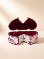 Jewellery Box Heart Shaped - White