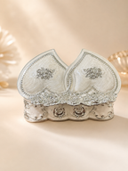 Jewellery Box Heart Shaped - White