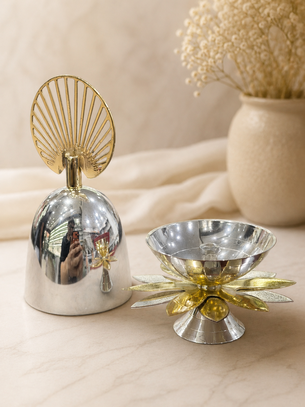 Bell and Diya