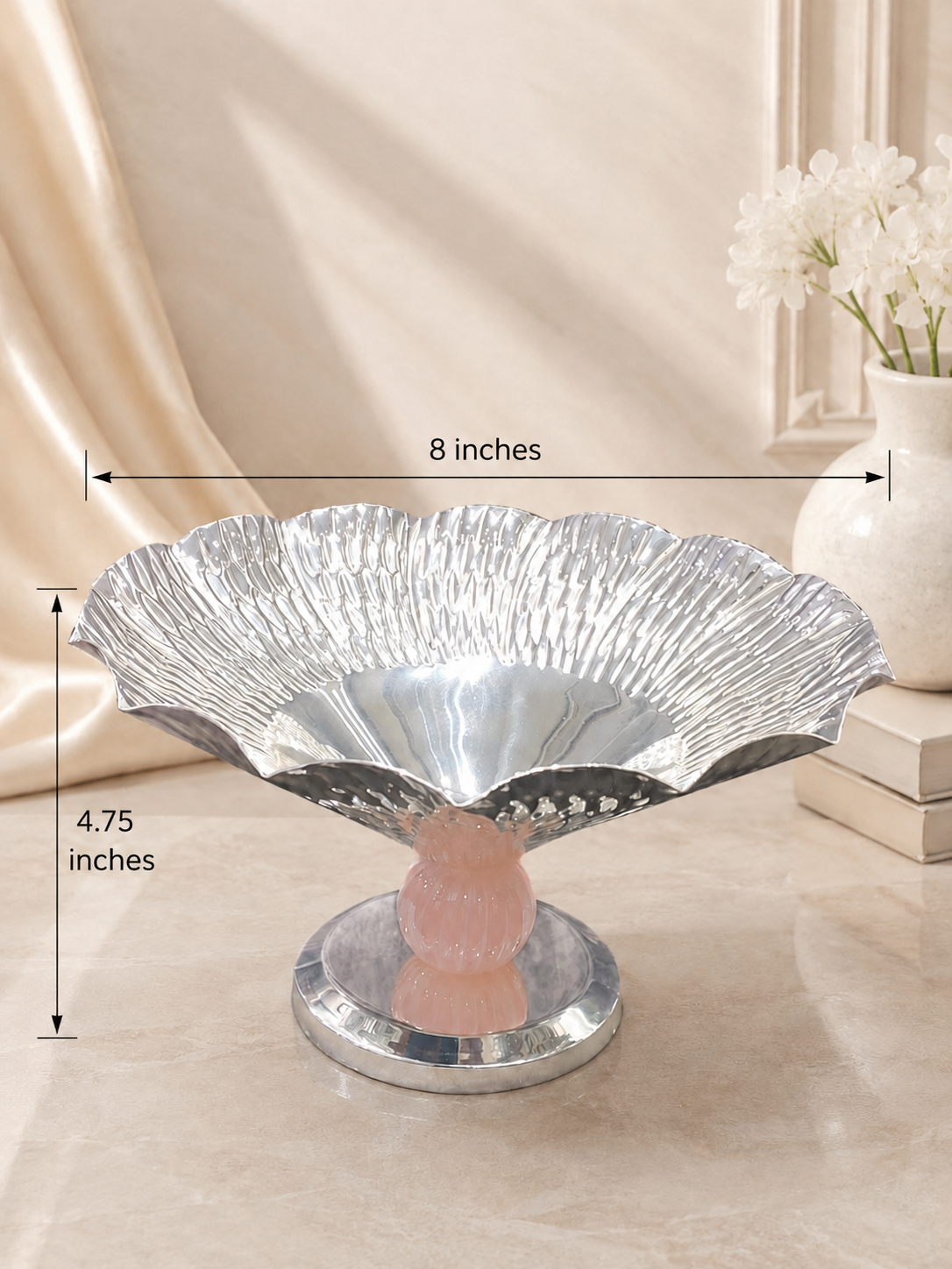 Silver Petal Bowl