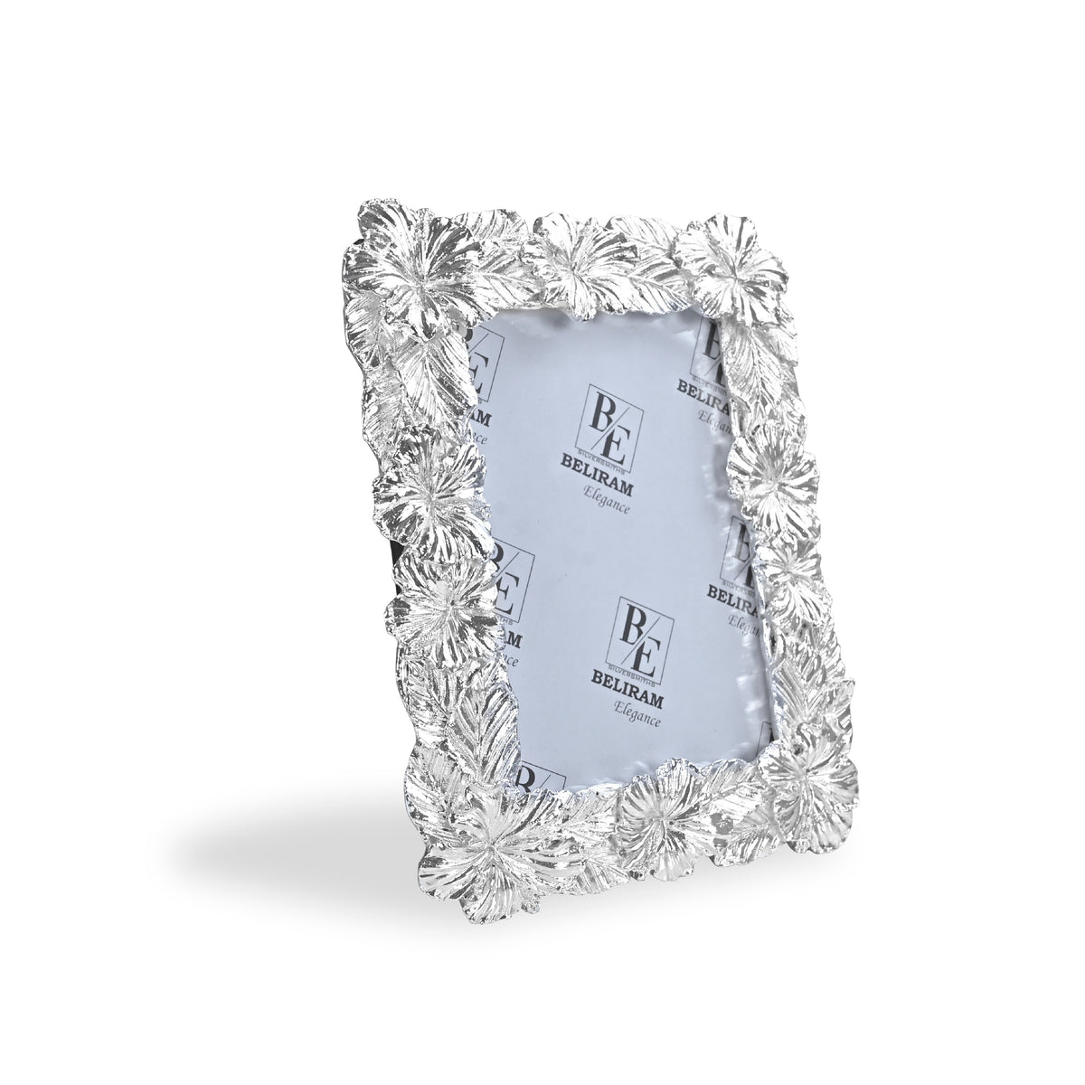 Hibiscus Silver Photo Frame