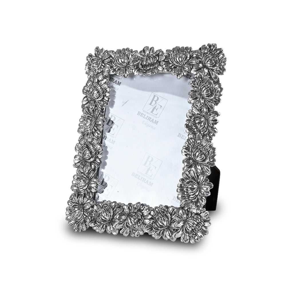 Silver Tropical Photo Frame