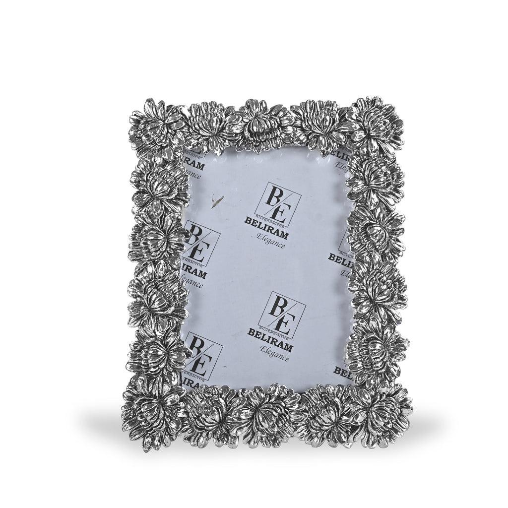 Silver Tropical Photo Frame