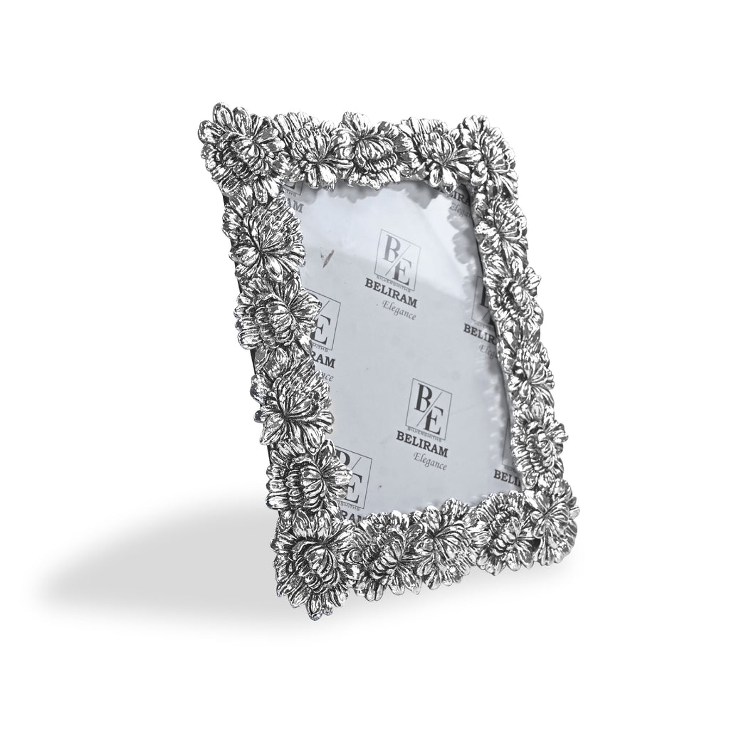 Silver Tropical Photo Frame