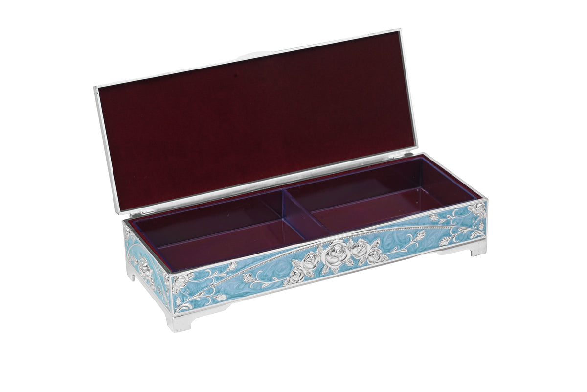 Peacock Dry Fruit Box (blue)