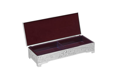 Peacock Dry Fruit Box (white)