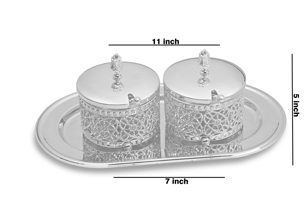 Tray With 2 Bowls