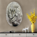 Hand holding flower  - wall hanging