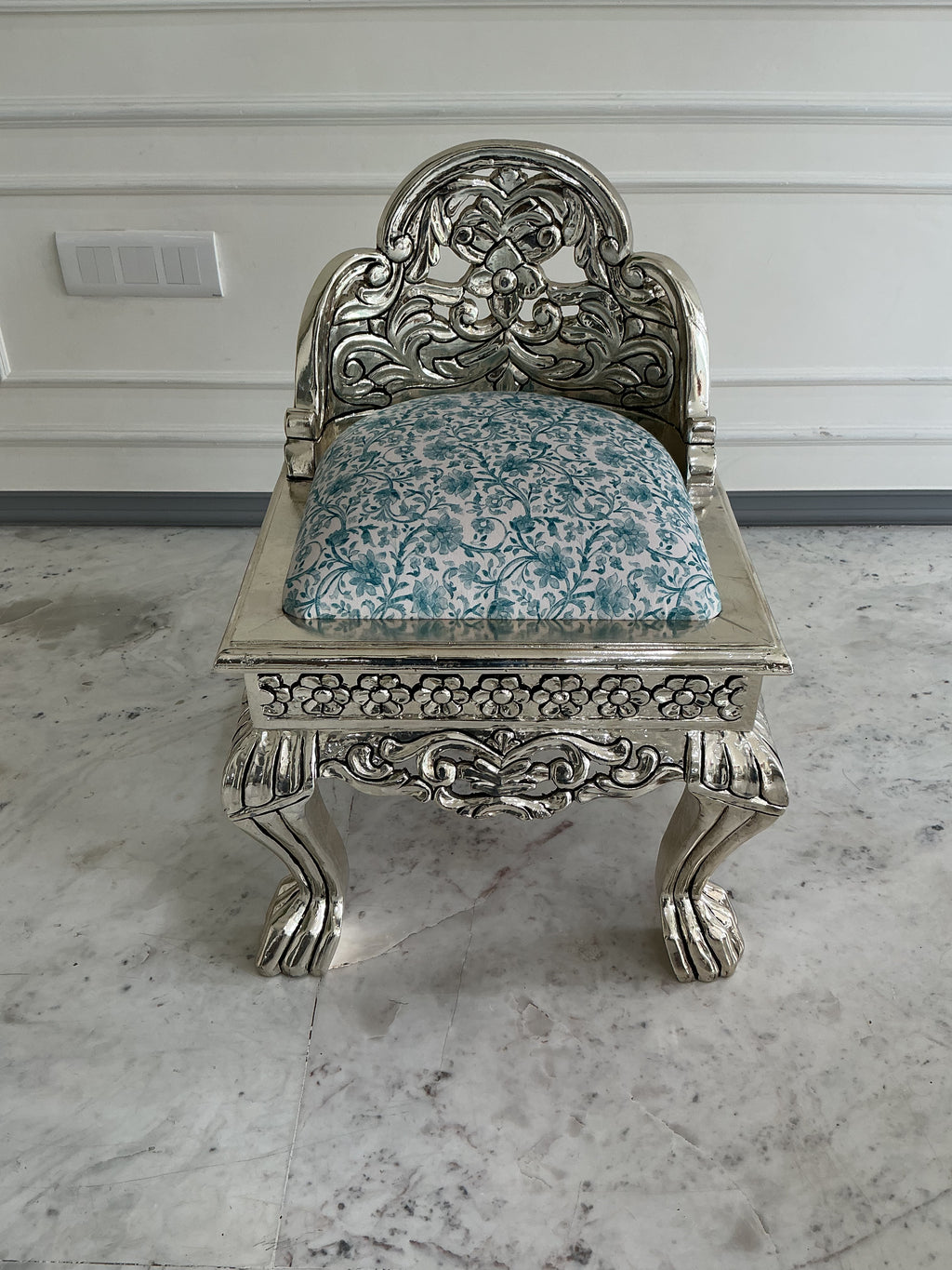 Pooja Chair Blue