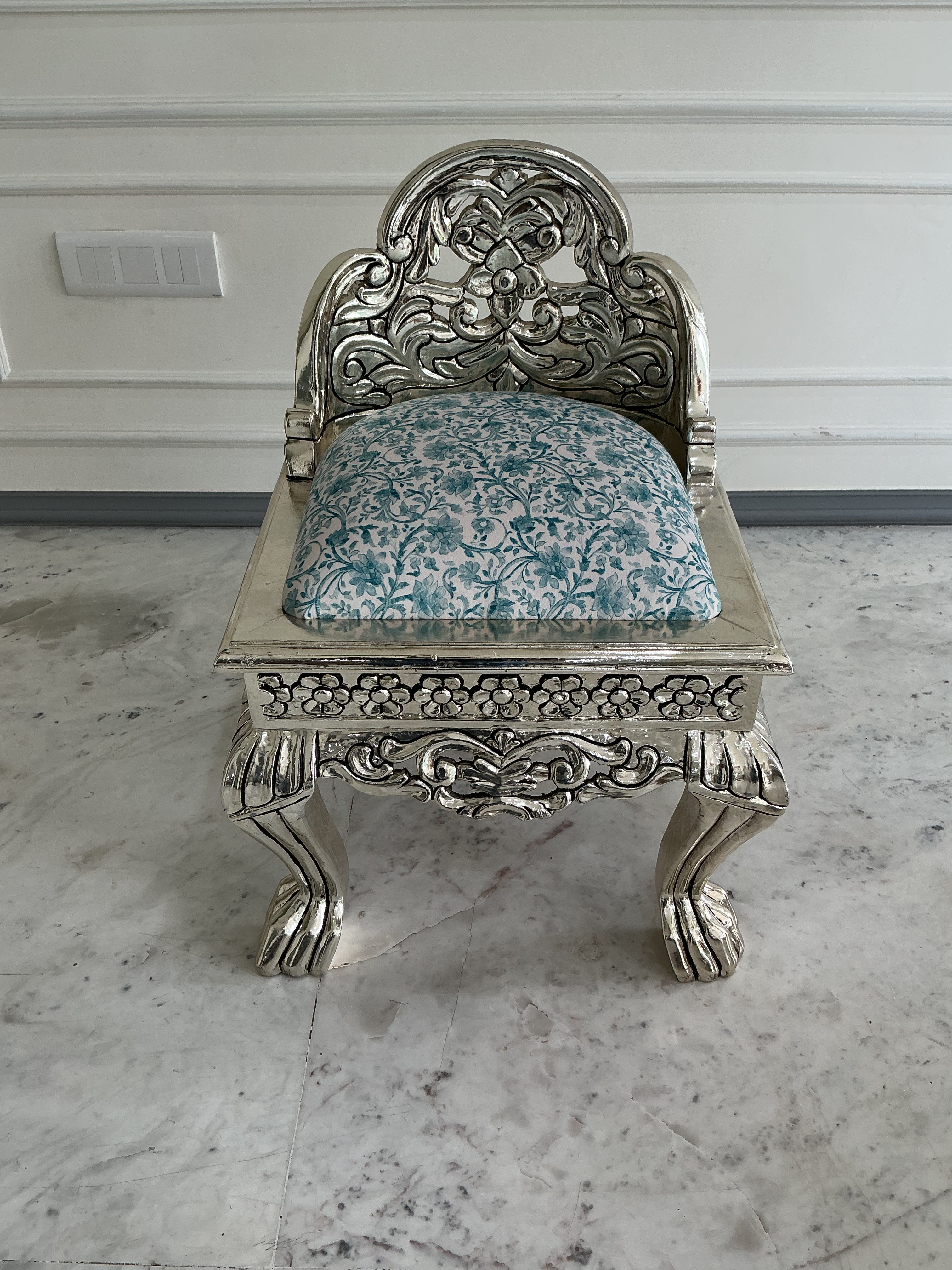 Pooja Chair Blue
