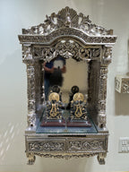 Luxury Silver Pooja Mandir