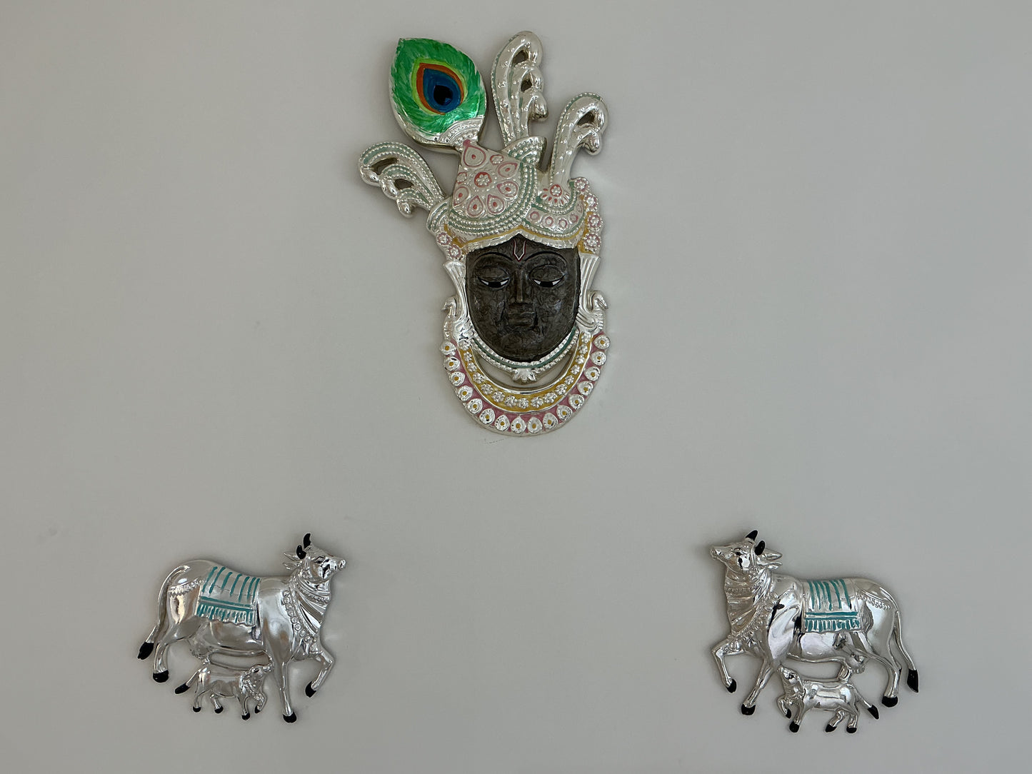 Sreenath Ji Face + Cows