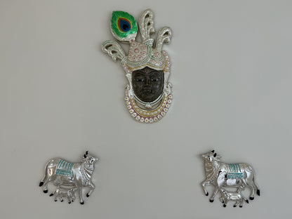 Sreenath Ji Face + Cows