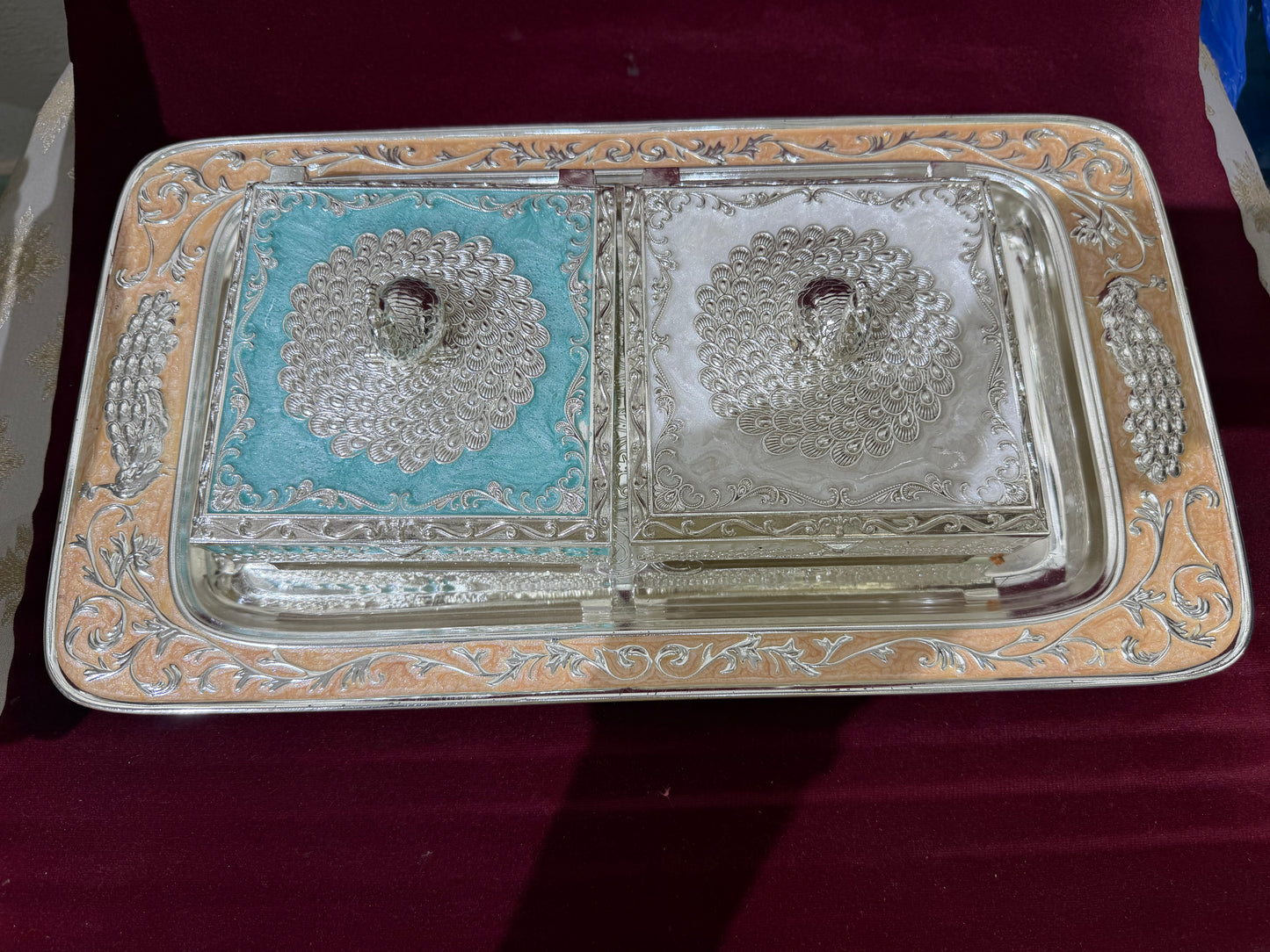 2 Square Box with Tray