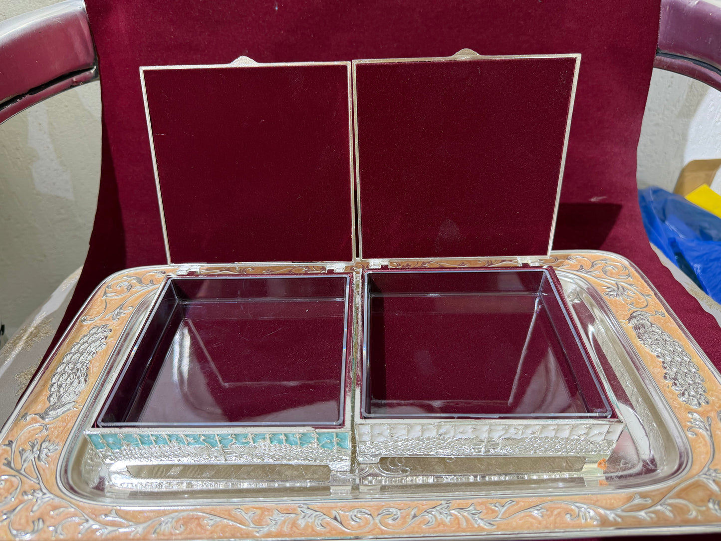 2 Square Box with Tray