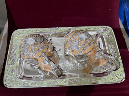 2 Elephant Boxes with Tray