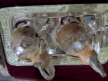 2 Elephant Boxes with Tray