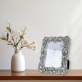 Hibiscus Silver Photo Frame