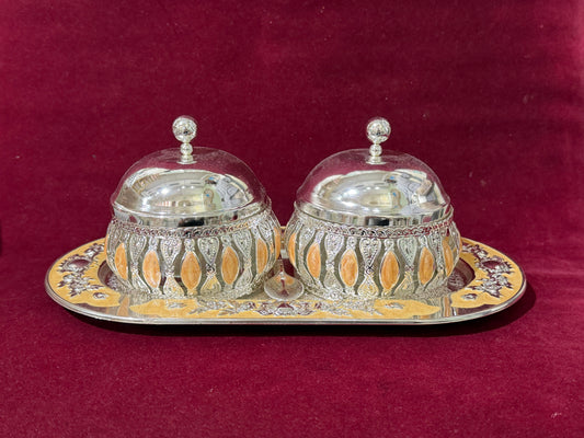 2 Boxes with Tray