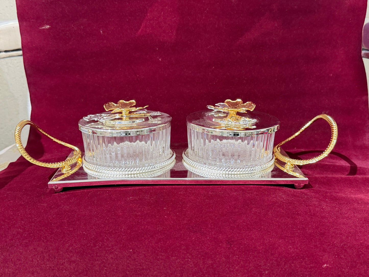 2 Boxes with Tray