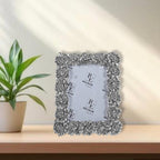 Silver Tropical Photo Frame