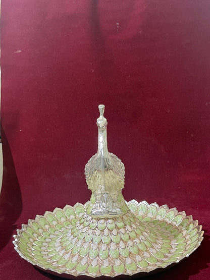 Peacock Center Piece