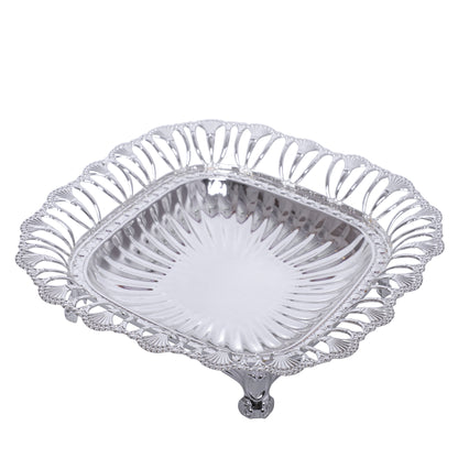 Silver Square Tray (10")