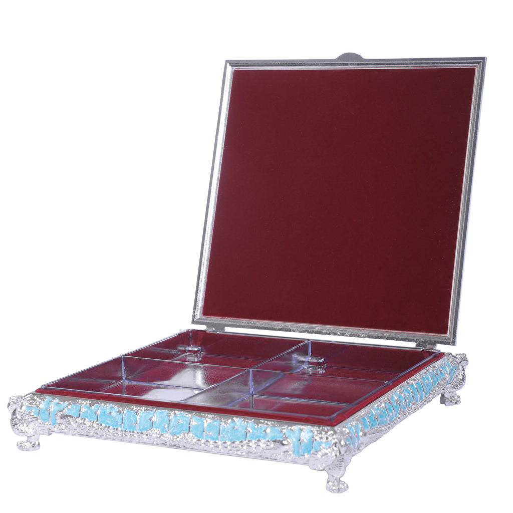 Peacock Box - Blue