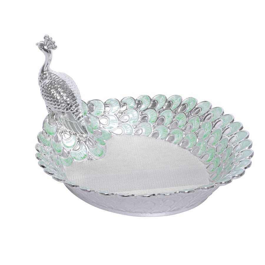 Peacock Platter - Green