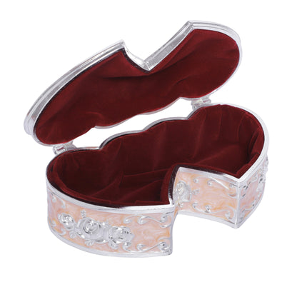Jewellery Box Heart Shaped - Peach