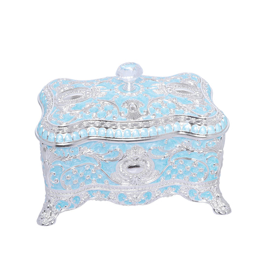 Crystal Nob Dry Fruit Box - Blue
