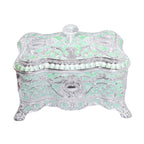 Crystal Nob Dry Fruit Box - Green