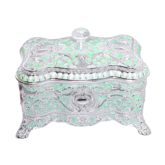 Crystal Nob Dry Fruit Box - Green