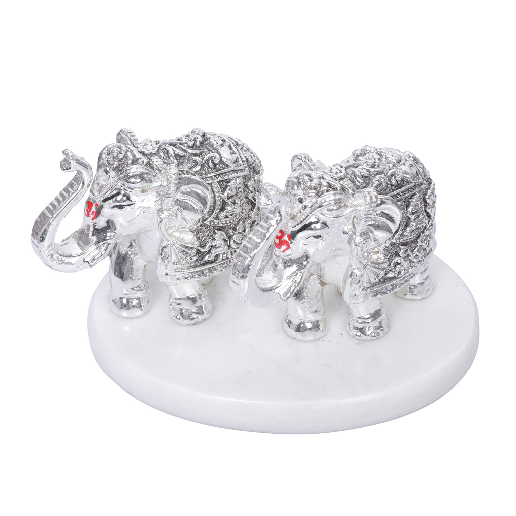 Elephant On Marble Base