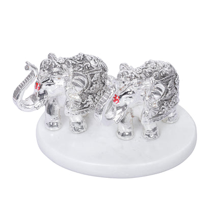Elephant On Marble Base