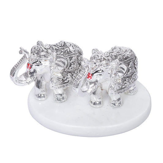Elephant On Marble Base