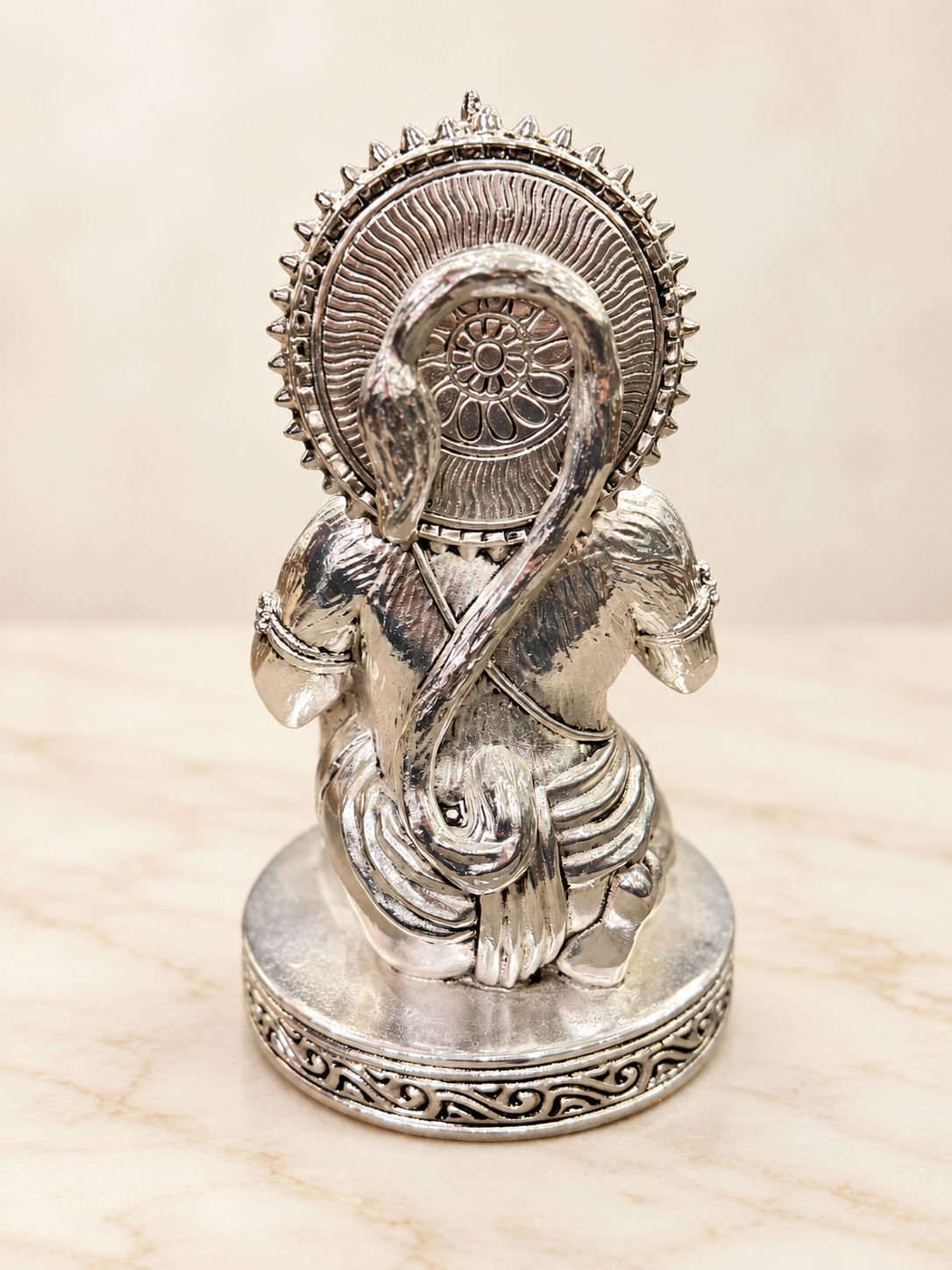 Silver Cladded Hanuman Ji