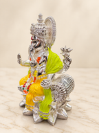 Silver Cladded Ganesh Ji