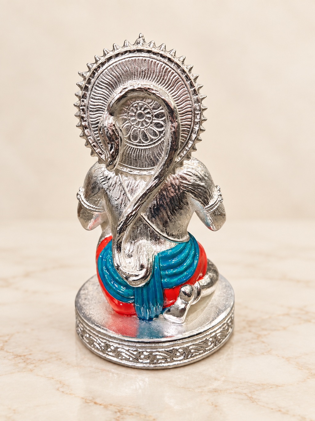 Silver Cladded Hanuman Ji