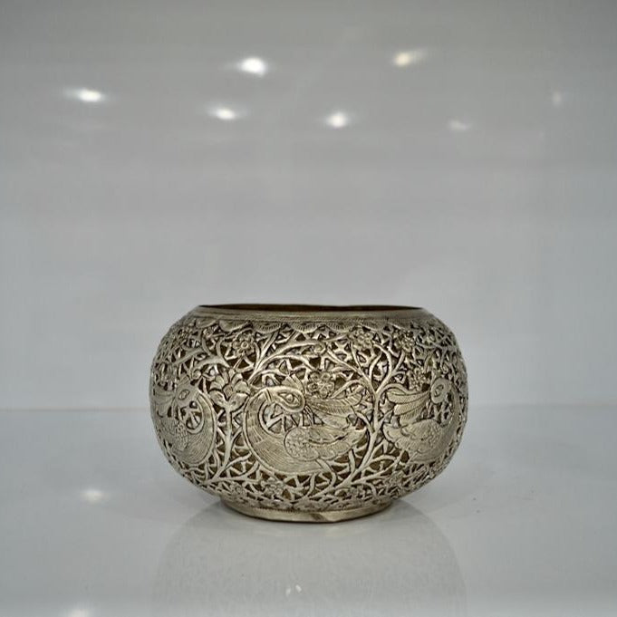 Peacock Bowl - Antique