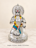 Silver Cladded Hanuman Ji