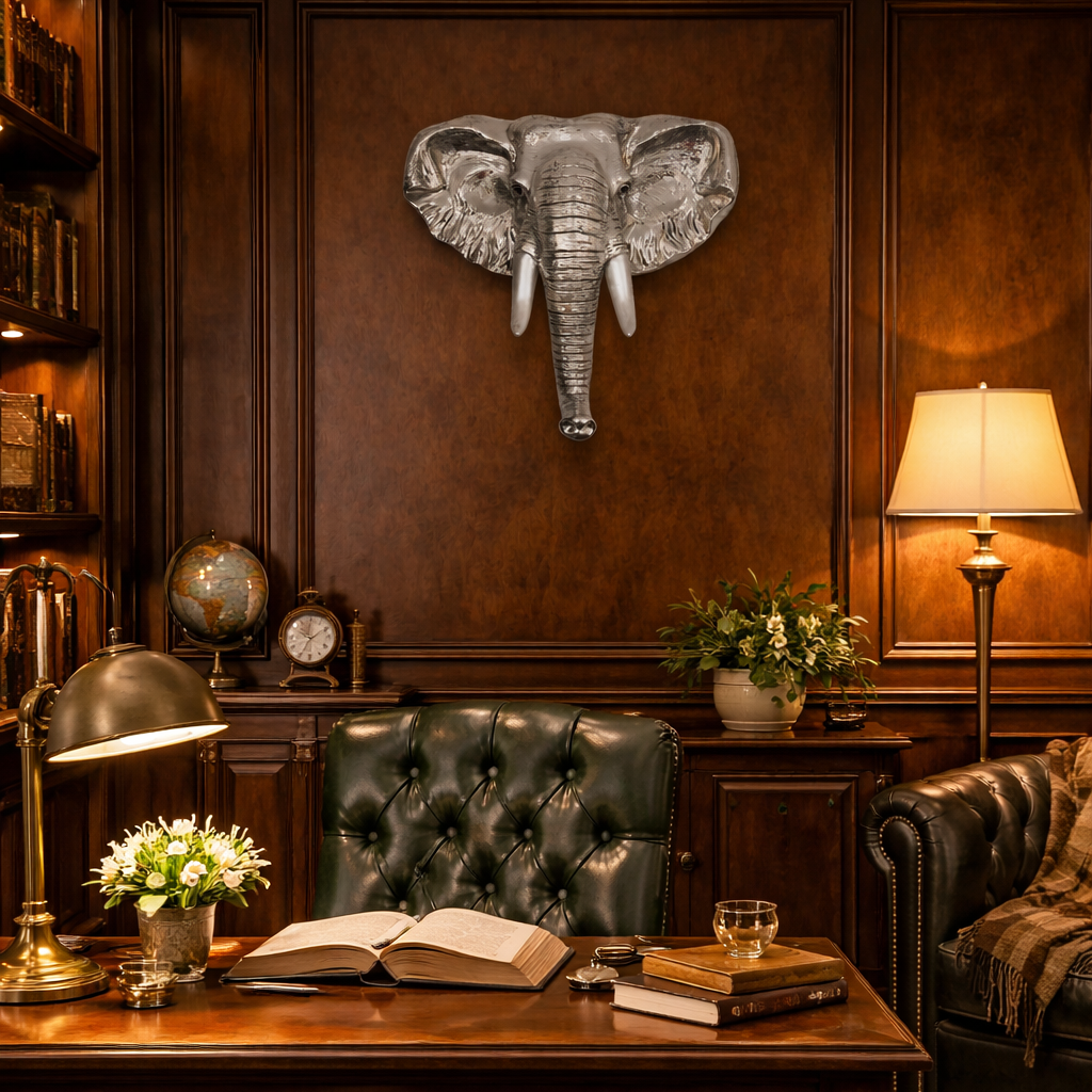 Elephant Head Wall Mount