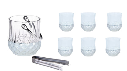 Ice bucket with 6 glasses