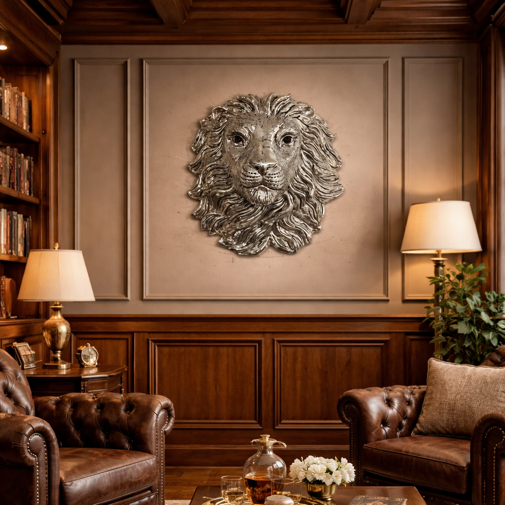 Lion Head Wall Decor