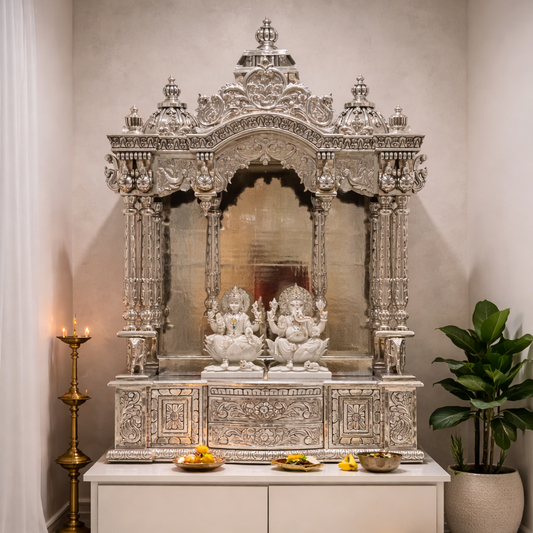 Royal Silver Home Mandir