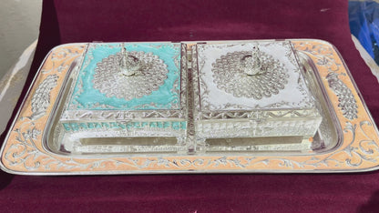 2 Square Box with Tray