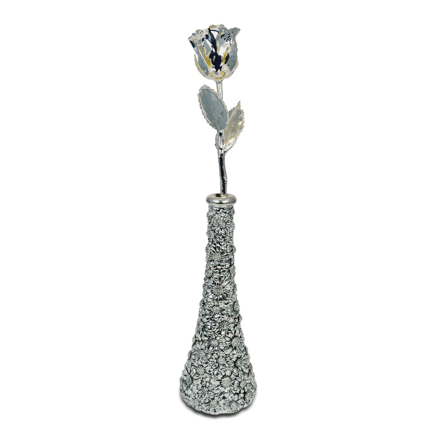 Flower vase with rose