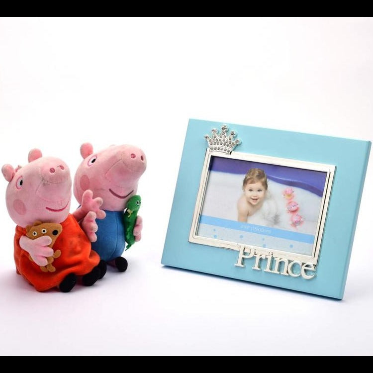 Blue crown photoframe with "Prince"