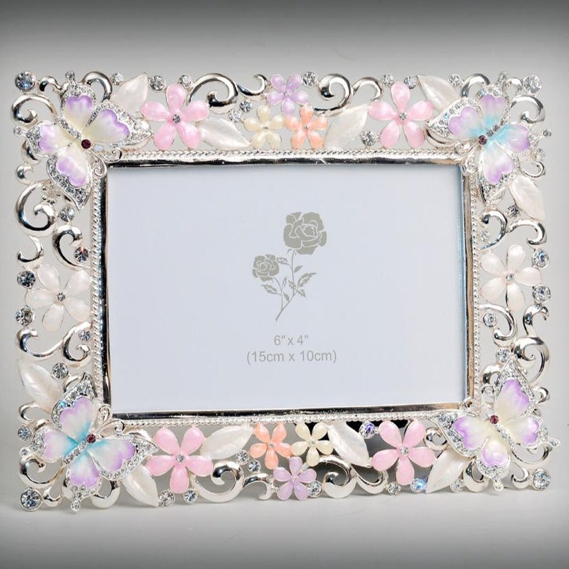 Photo frame with butterfly