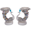 Peacock Tea Light (set of two)